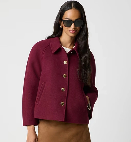 Nwt 298 crew burgundy - j.crew,